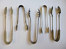 Silver Plate / EPNS Sugar Tongs x5 Job Lot Bundle Vintage / Antique Hallmarked