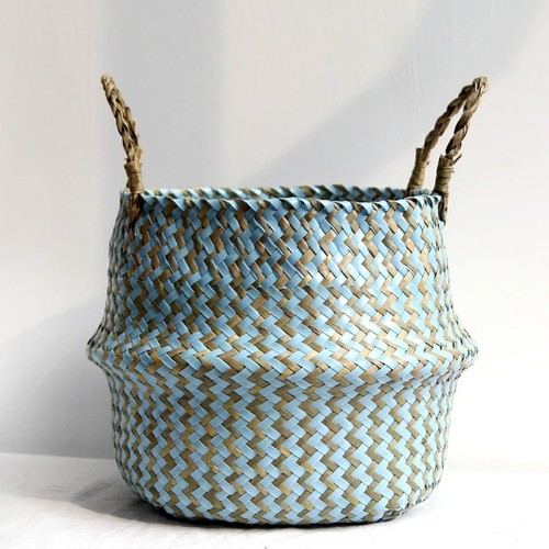 Wicker storage basket - wicker, –