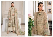 Baroque Embroidered Organza