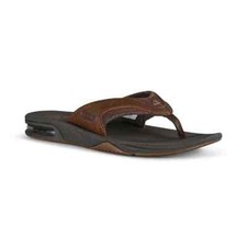 Reef Leather Fanning Sandals -