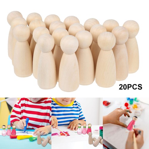 20x65mm wooden doll peg people - 20x65mm,