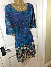 Desigual Blue Floral Stretchy