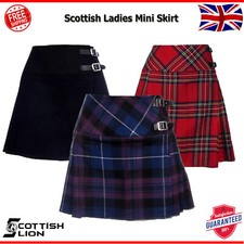 Ladies Women Mini Short Kilt