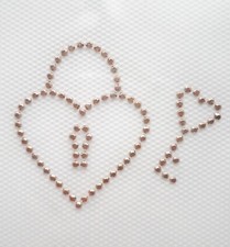 1x Golden Diamante Rhinestone