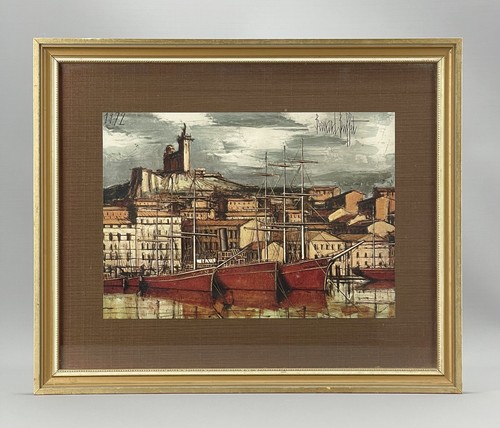 1970 bernard buffet boats - buffet,