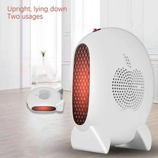 500W Portable Electric Heater Personal Small Desk Energy Saver Home Office UK