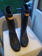 HUNTER ORIGINAL short BLACK WELLINGTON  BOOTS SZ 5/38