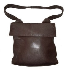 Vintage Luis Esteve Soft Leather Bag, Hobo/Shoulder Style, Treacle Brown