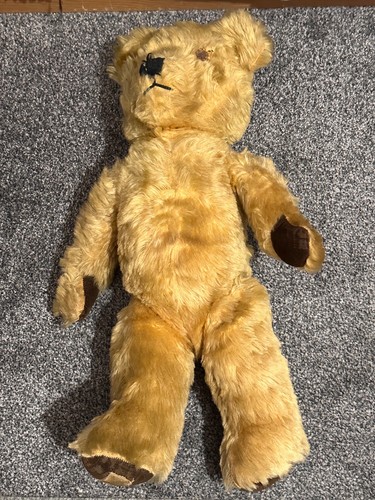 Antique british mohair teddy - antique,