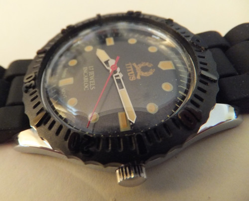 40mm titus diver style - diver, black