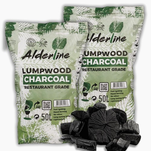 Alderline lumpwood charcoal - alderline,