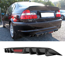 For 3 Series E36 E46 1990-2006 Carbon Rear Bumper Diffuser w LED Tail Stop Light