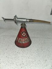 Vintage Retro Oil and Grease Tin Cans, Garage Shed Collectibles REDeX