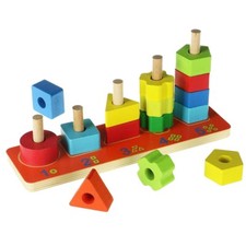 Kids Wooden Column Shape