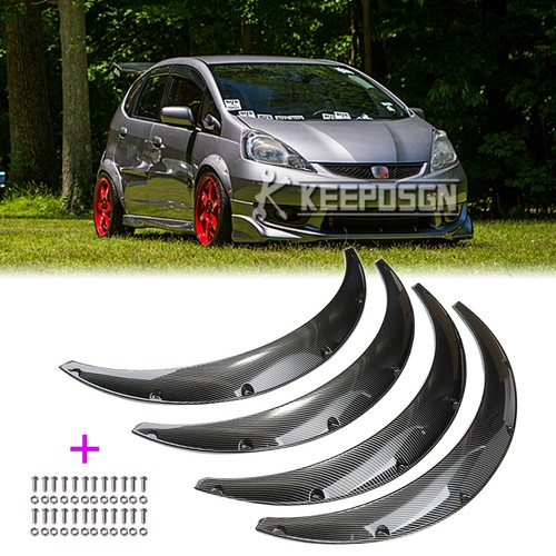 Carbon look fender flares - look,