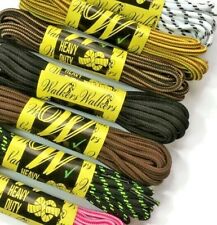 Heavy Duty Work/Hiking/Walking Strong Shoe/Boot Laces 60cm 80 100 120 140 200cm 