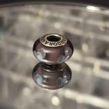 Genuine Pandora Purple Flowers