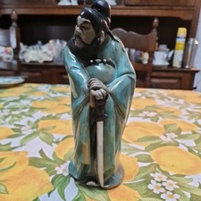 Figurine Chinese Porcelain Wanjiang Statue 8inch 