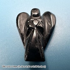 Black tourmaline pocket angel
