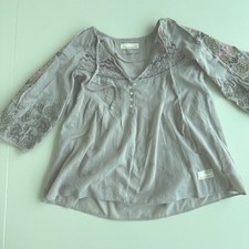 Odd Molly Taupe Embroidered
