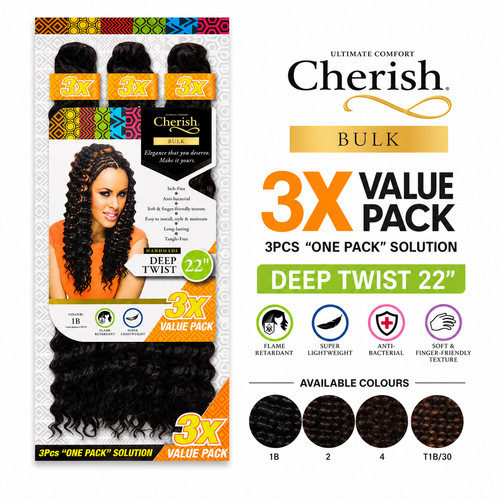 Cherish synthetic bulk crochet - synthetic,
