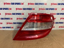 MERCEDES C-CLASS SALOON 4DR C220 MK3 W204 2007 DRIVER SIDE REAR TAIL LIGHT LAMP