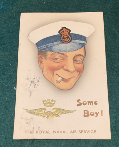 Ww1 patriotic printed postcard - patriotic,