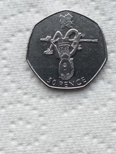 50p coin 2011 blue - 50p,