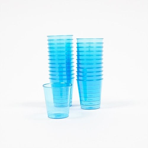 Blue neon reusable plastic - neon,