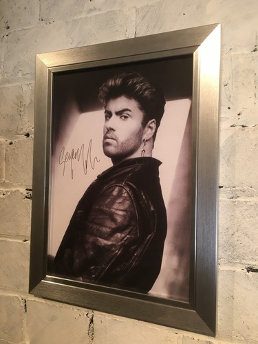 Framed poster george - a4,