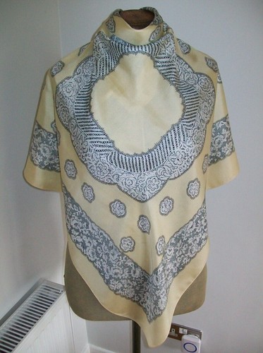 Large unusual vintage silk - large,