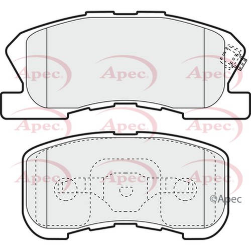 Brake pads set for daihatsu - set,