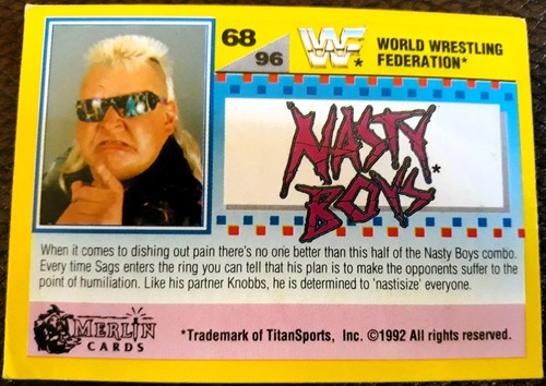 Wwf summer slam 1992 cards - wwf,