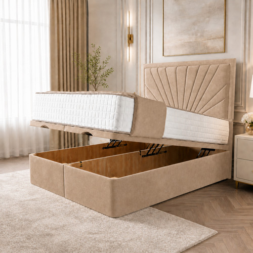 Ottoman divan bed plush - ottoman,