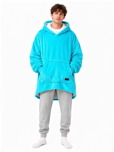 Mans hoodie blanket wearable - hoodie,