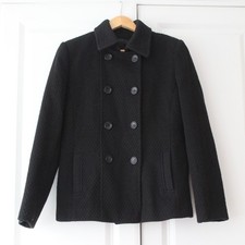 Women’s Black Pea Coat Size