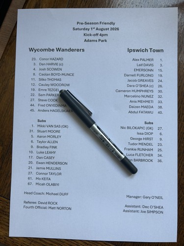 Wycombe ipswich town - wycombe,