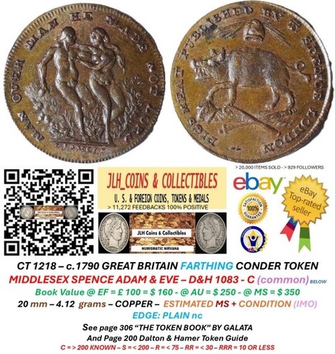 1790 farthing conder - 1790,