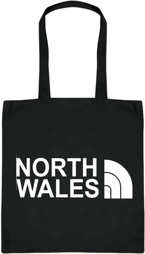 North wales tote bag - north,