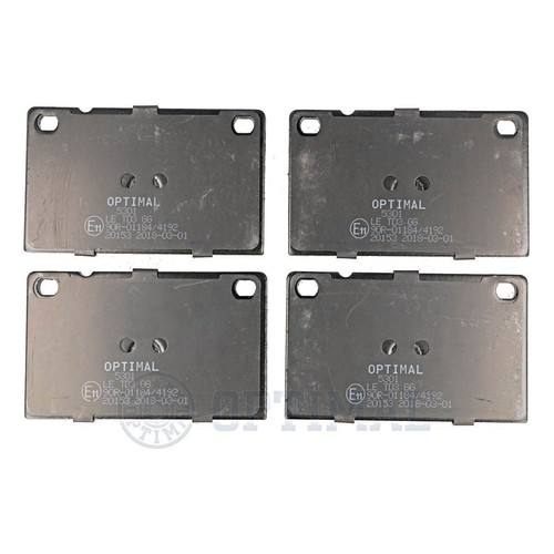 Front disc brake pad set - front,