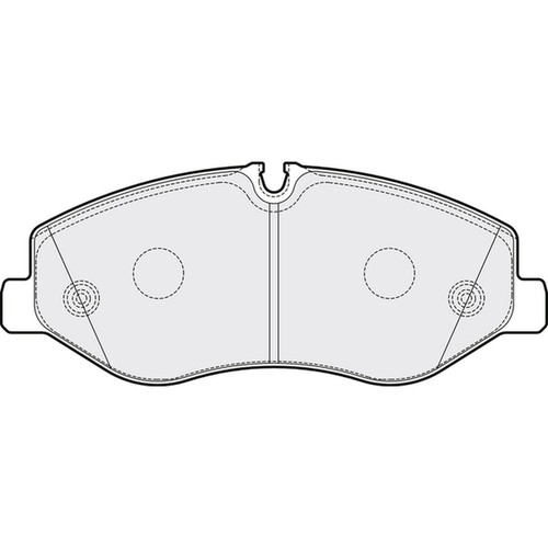 Brake pads set for - for, mercedes