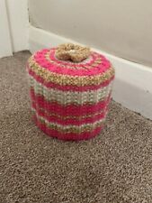 Hand Knitted Toilet Roll Cover
