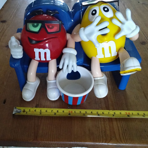 Red yellow character - m&m’s,