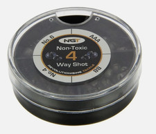 4 Way Split Shot Weights Non Toxic Leads AAA BB No6 No4 Coarse Carp Fishing