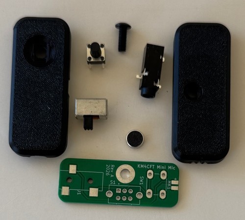 Mini microphone kit km4cft - microphone, by