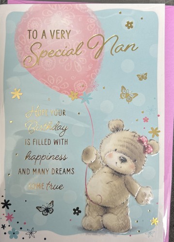 Nan birthday card for - nan, a