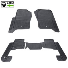 Genuine rubber floor mats set