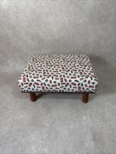 London Fabric  Ottoman Footstool Padded Footstool