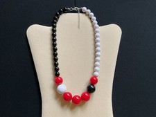 Chunky Black, Red And White