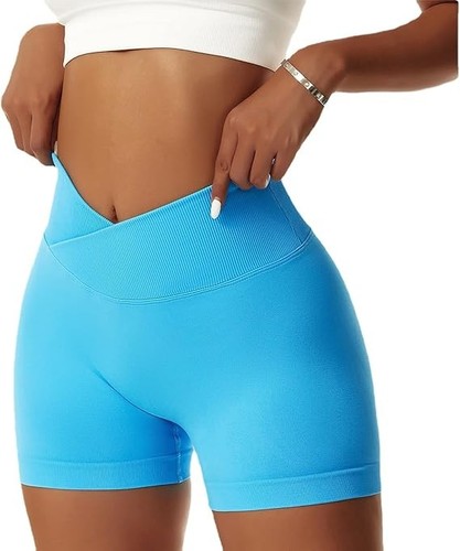 Women seamless gym shorts v - seamless,